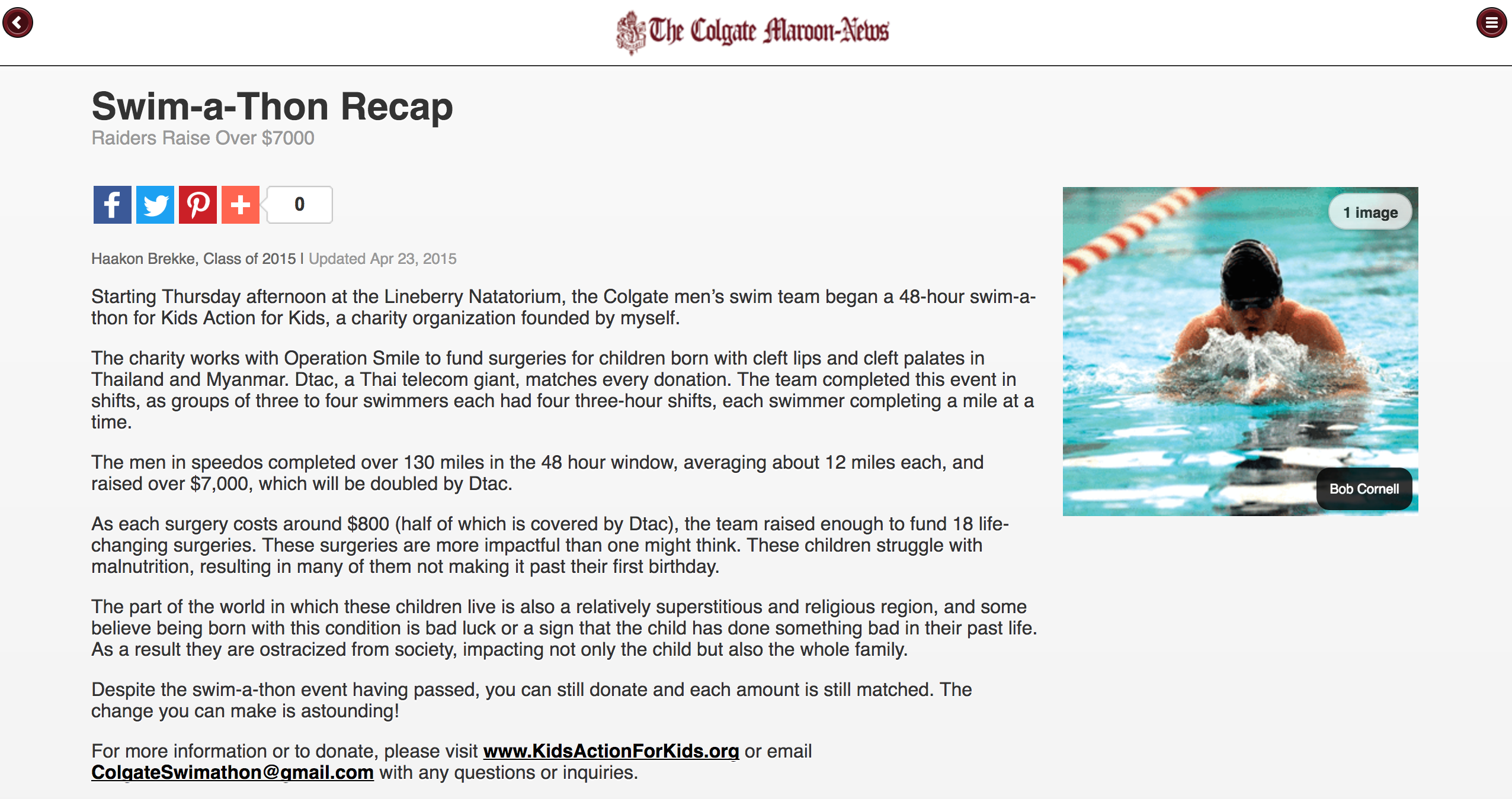 The Colgate Maroon News – USA